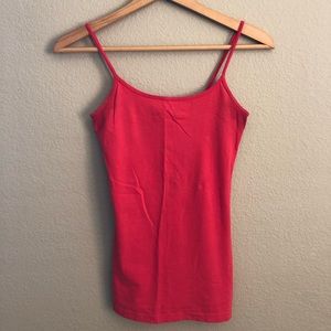 Red tank top